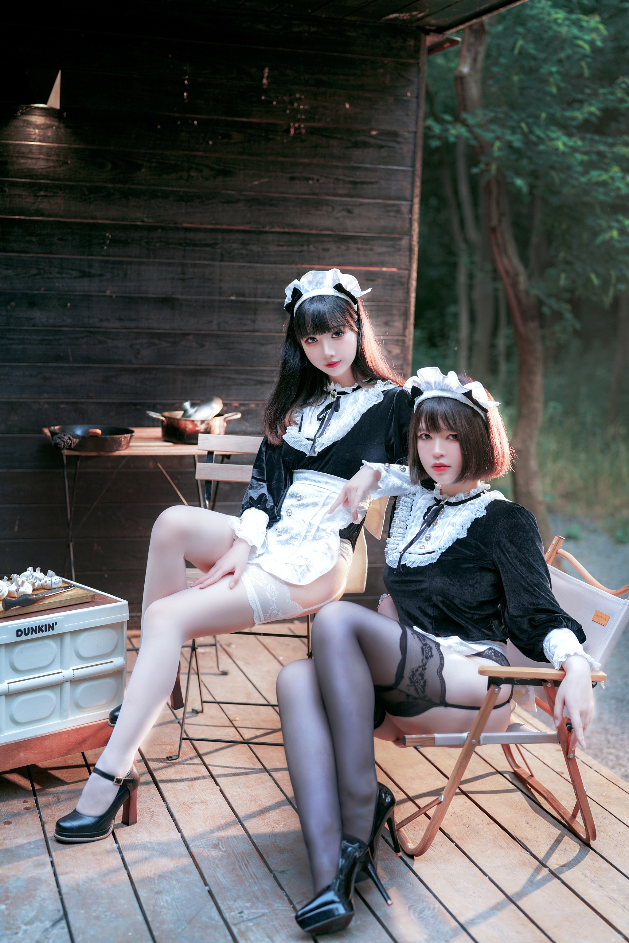 图片[1]-面饼仙儿 – NO.138 女仆姐妹 (半半子)[74P]-XikXak